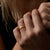 Geo Ring Solid Gold
