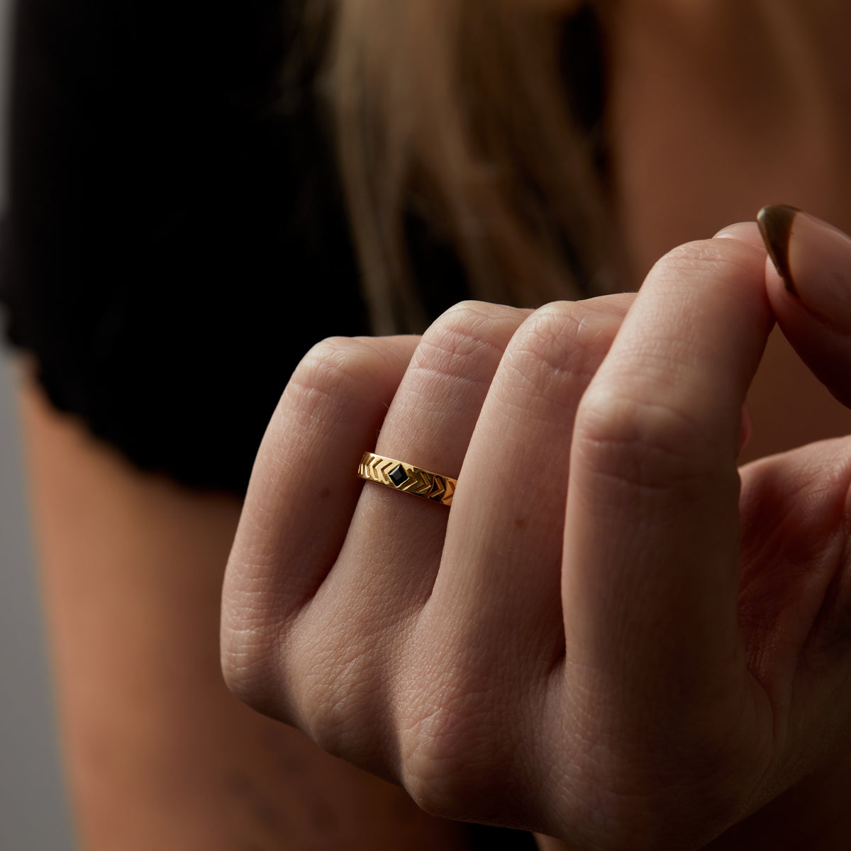 Union Ring Solid Gold