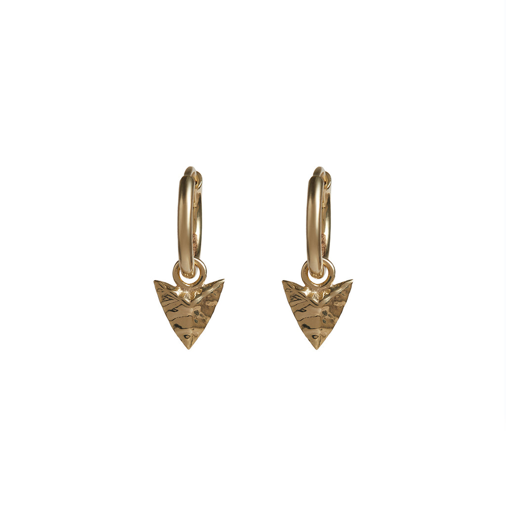 Modern Primitive Mini Hoop Earrings Solid