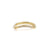 Rays of Light Fine Ring Pink Garnet and Amethyst Solid Gold