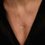 Interstellar Necklace White and Black Diamond Solid Gold
