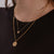 Icosa Mini Pendant Solid Gold