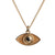 Rays of Light Necklace with Black Sapphire Solid Gold