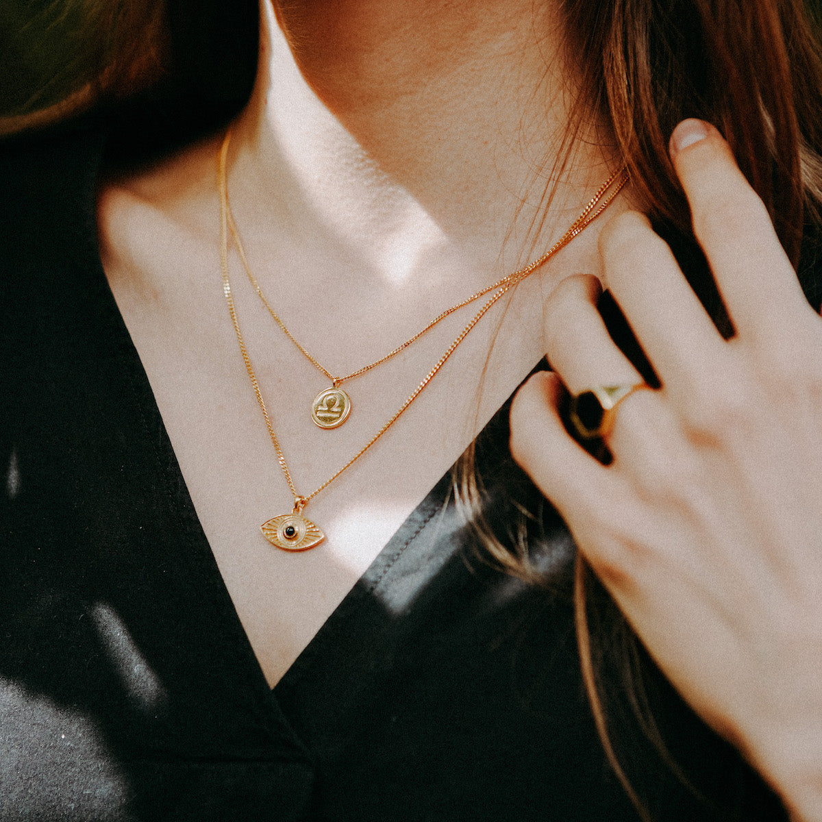 Zodiac Necklace Solid Gold