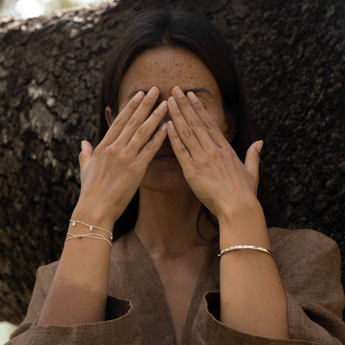 Four Elements Bangle Silver