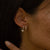 Ishtar Mini Hoop Earrings Silver