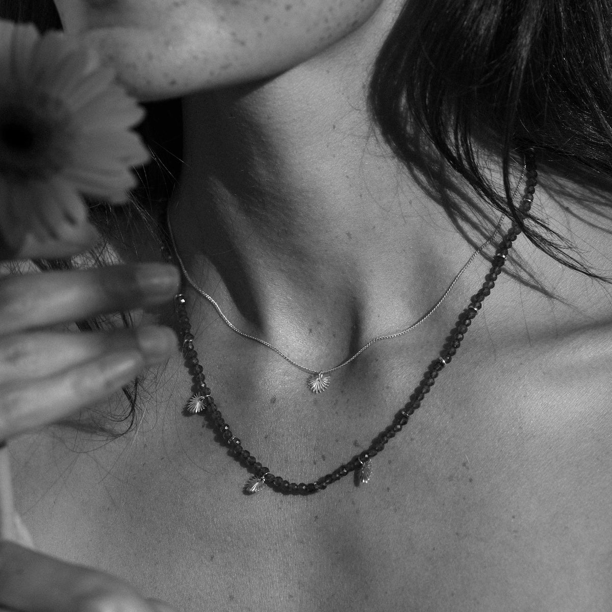 Ishtar Necklace Tourmaline Silver