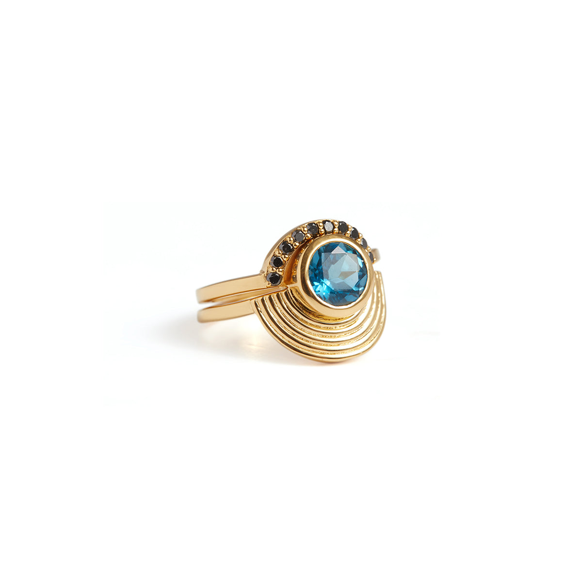 Interstellar Fine Stack Topaz Solid Gold