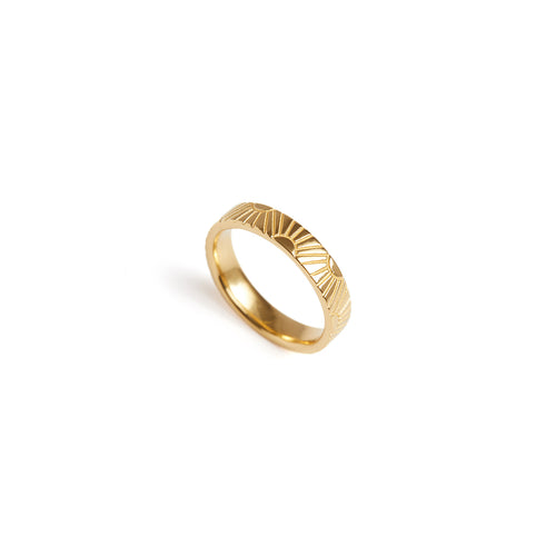 Sunrise Ring Solid Gold Rachel Entwistle