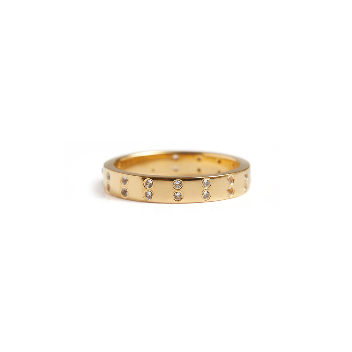 The Stars Aligned Diamond Ring Solid Gold