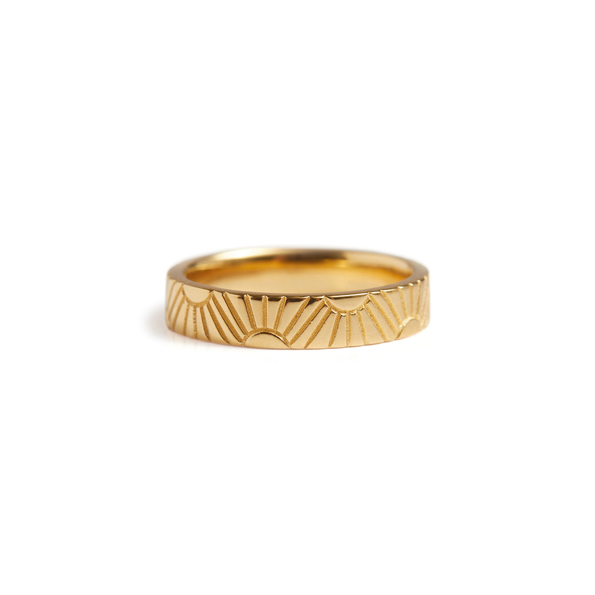 Sunrise Ring Solid Gold