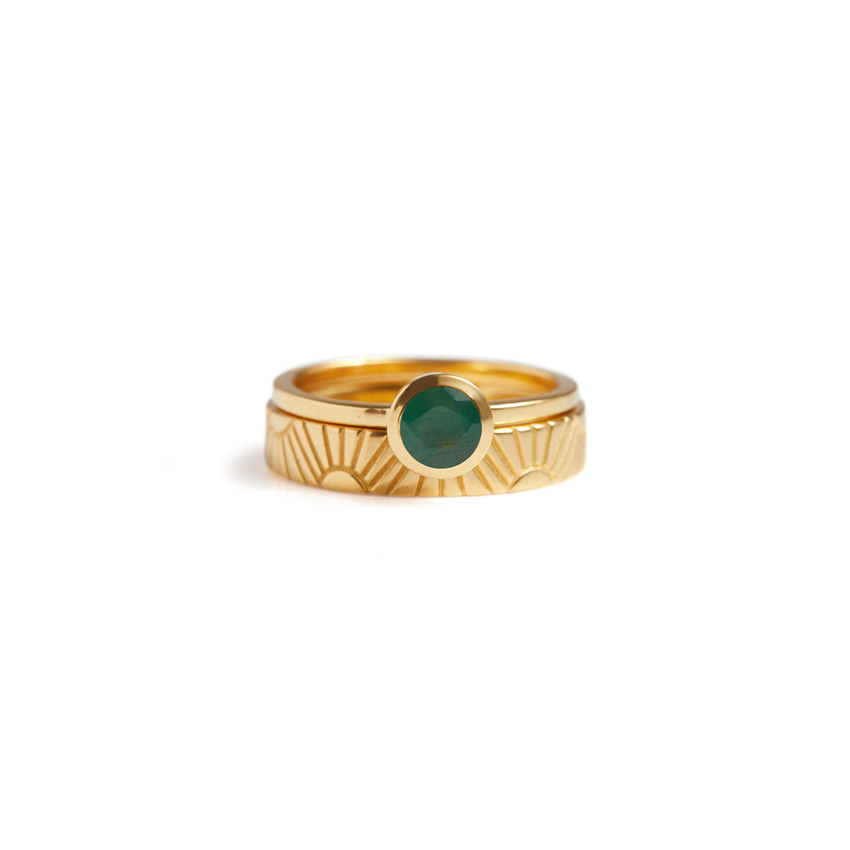 Solitaire Ring Solid Gold