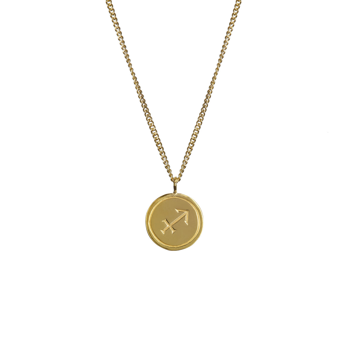 Zodiac Necklace Solid Gold
