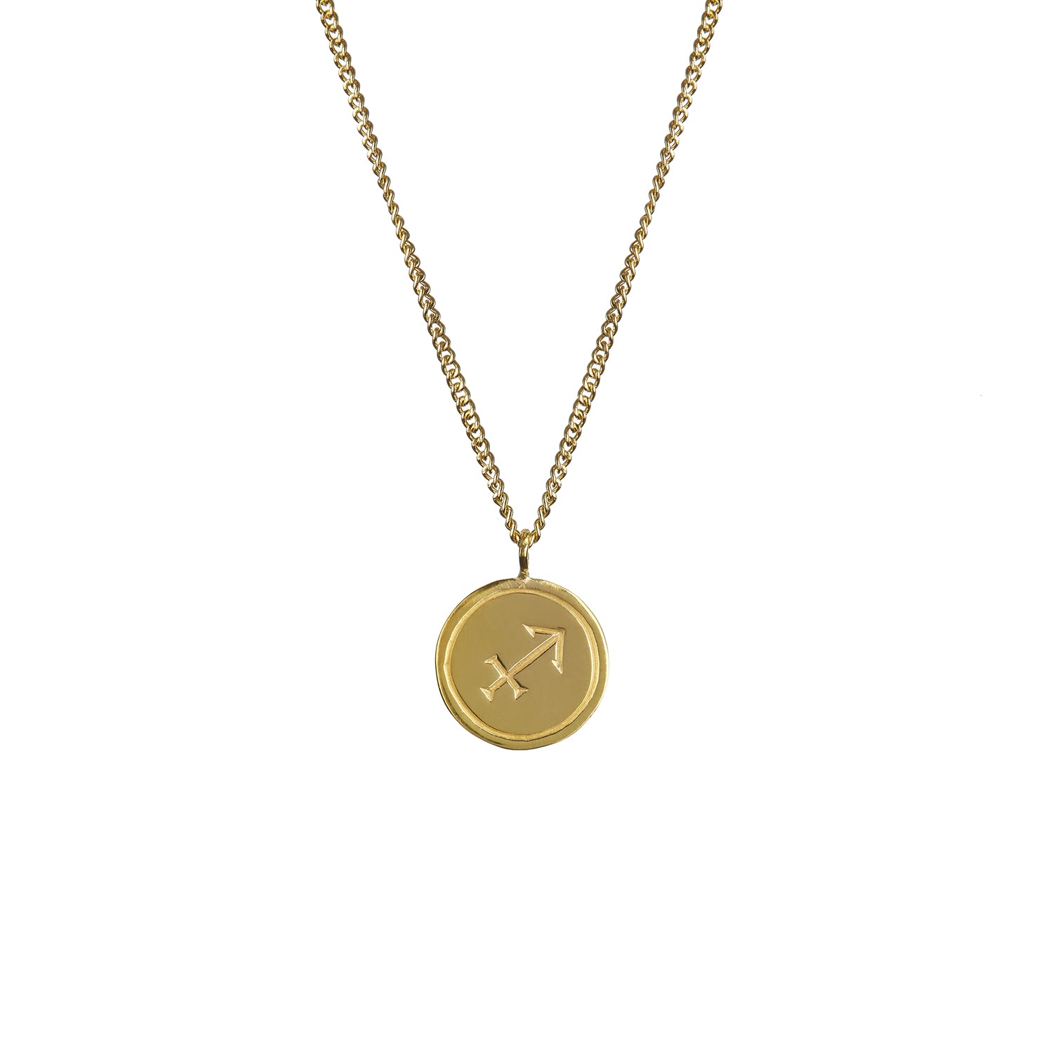 Zodiac Pendant Solid Gold