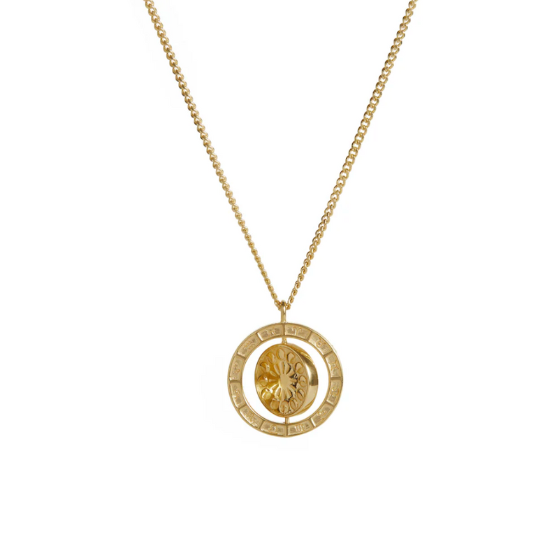 Alchemist's Mini Spinning Necklace Gold