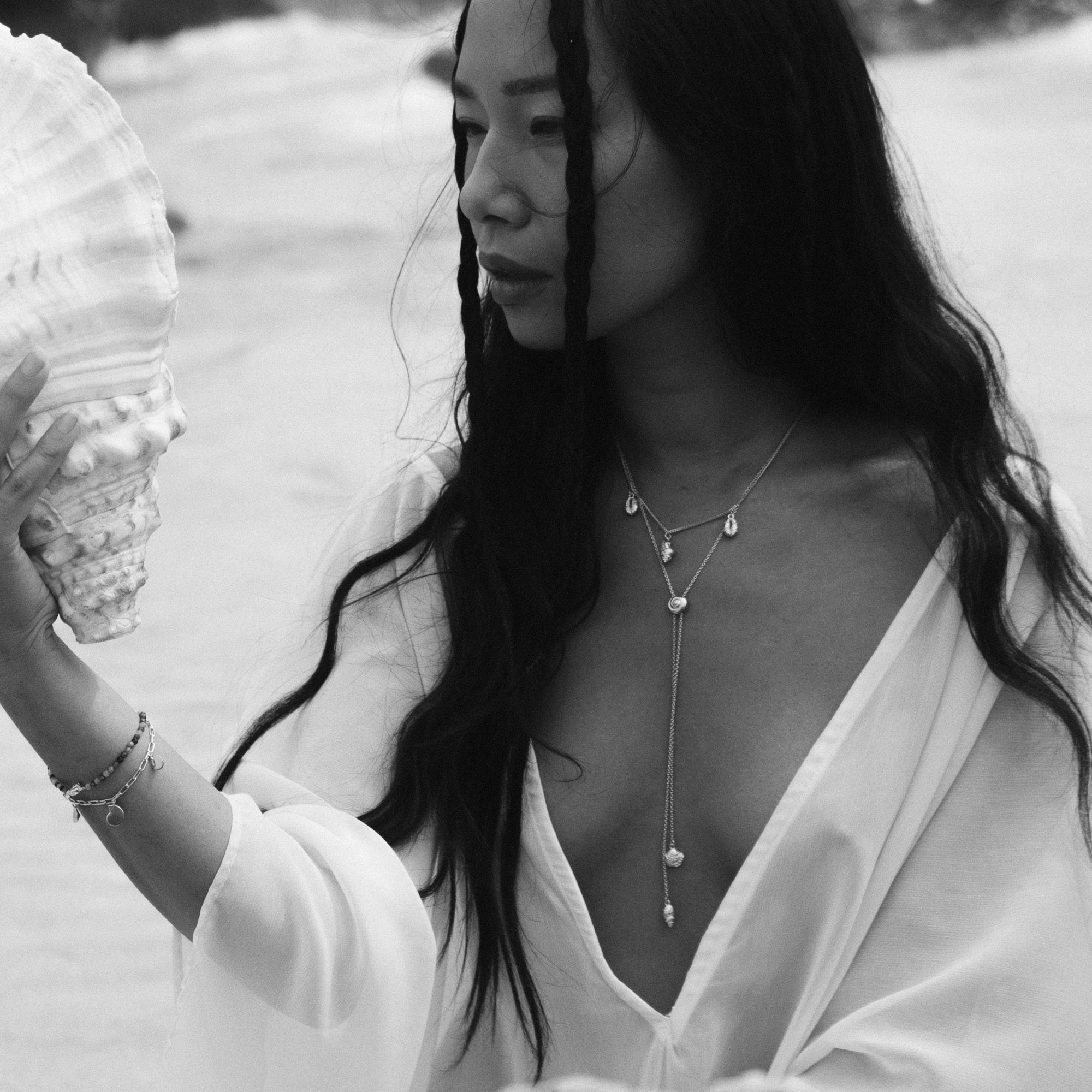 Thalassa Charm Necklace Silver