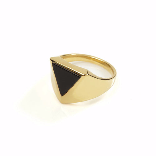 Pythagorus Onyx Ring Solid Gold Rachel Entwistle