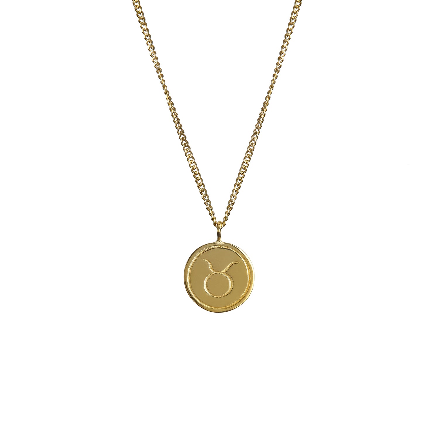Zodiac Pendant Solid Gold