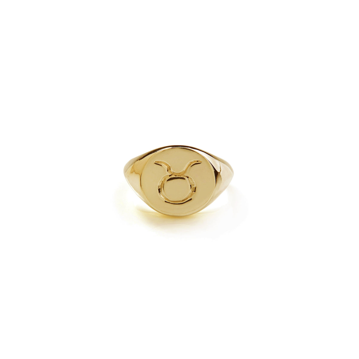 Zodiac Signet Ring Solid Gold