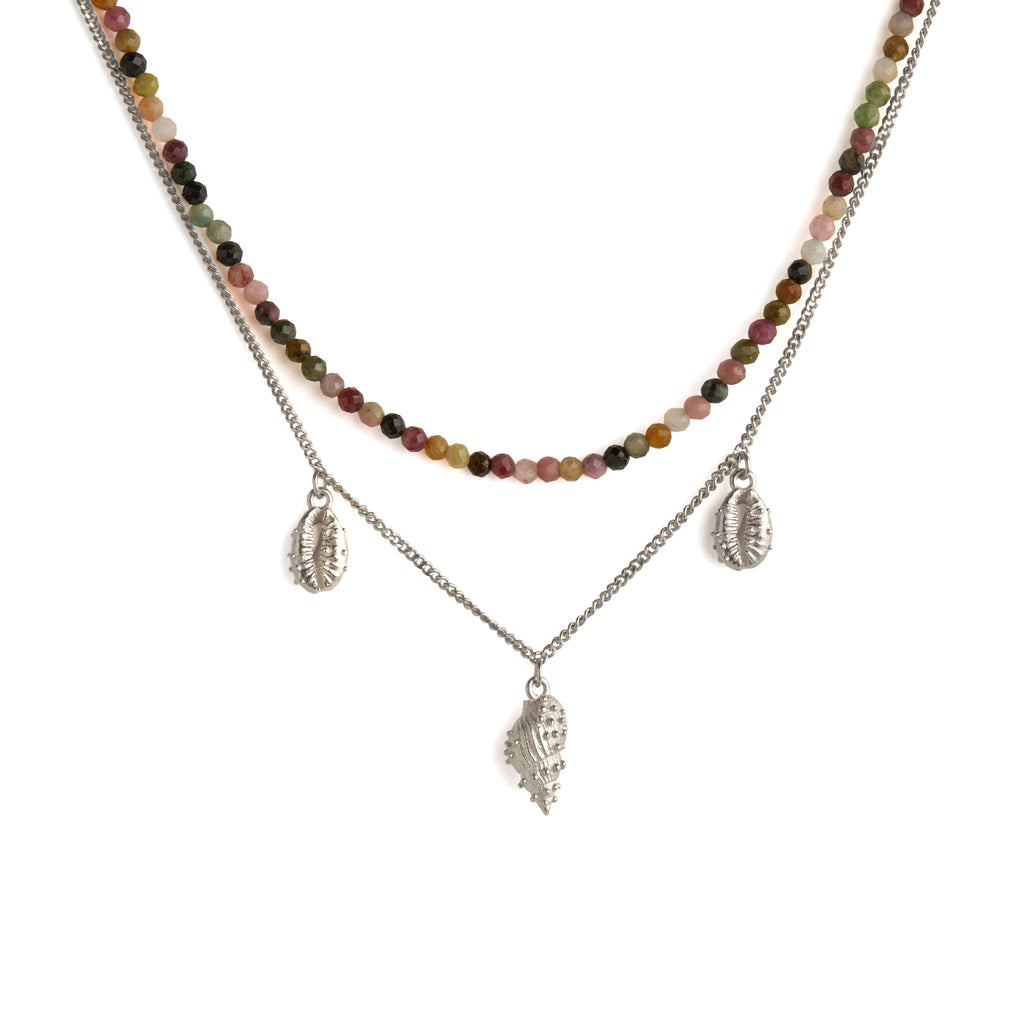 Thalassa Tourmaline Layered Necklace