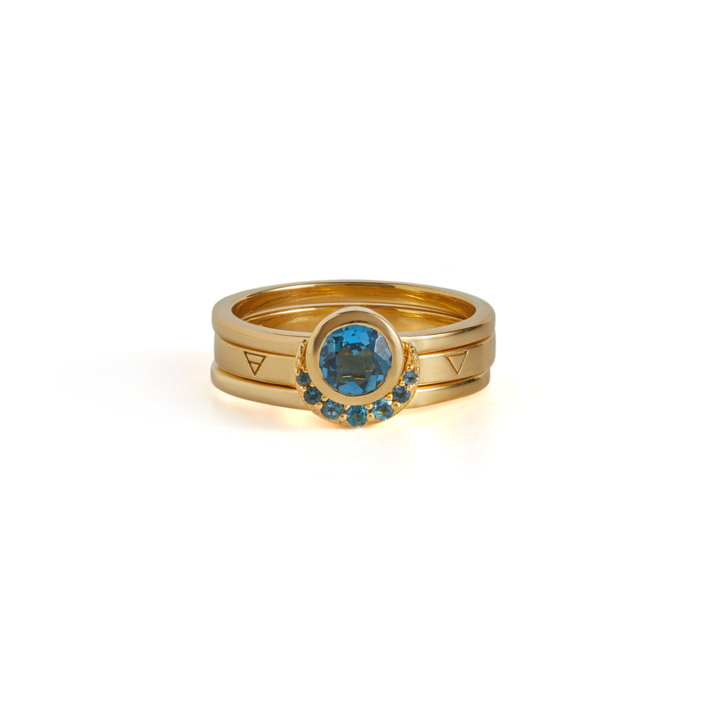 Eclipse Fine Stack Topaz Solid