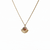 Interstellar Pendant Garnet and Amethyst Solid Gold