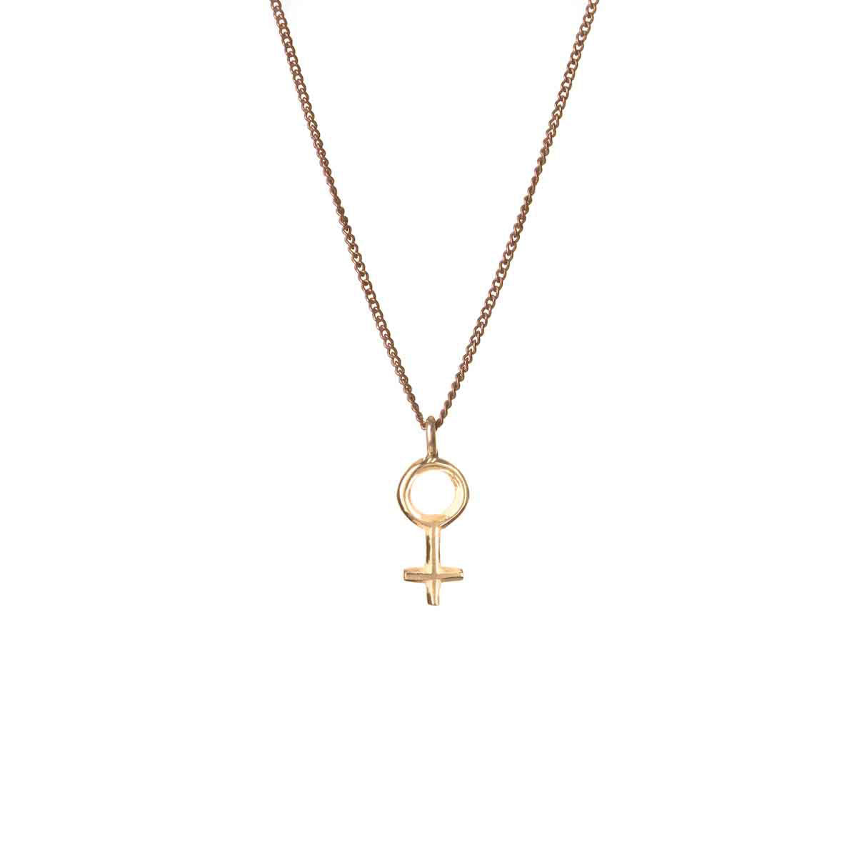 Venus Pendant Solid Gold