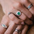 Ouroboros Snake Ring Silver