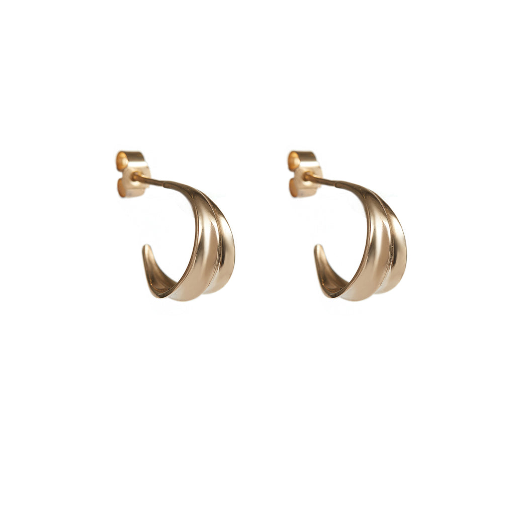 Athena Mini Hoop Earrings Solid