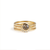 Eclipse Fine Stack Salt & Pepper Diamond Solid Gold