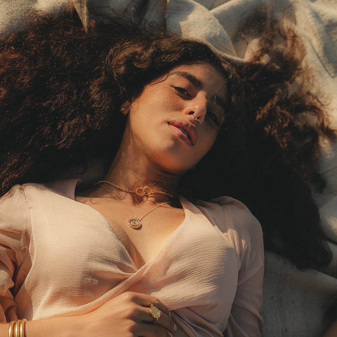 Ouroboros Chain Necklace Gold