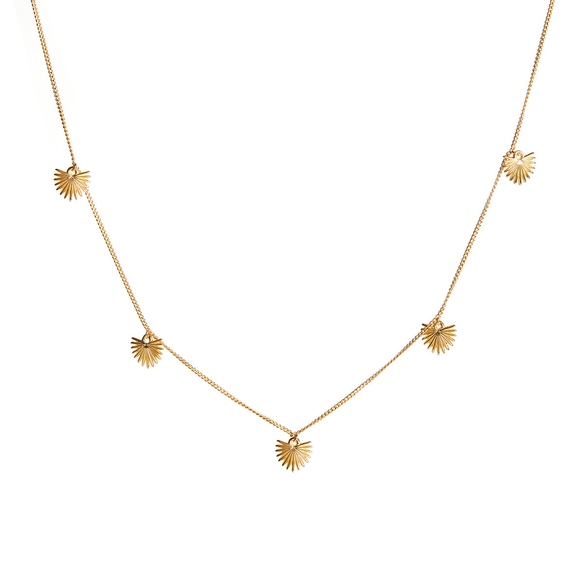 Ishtar Charm Necklace Gold