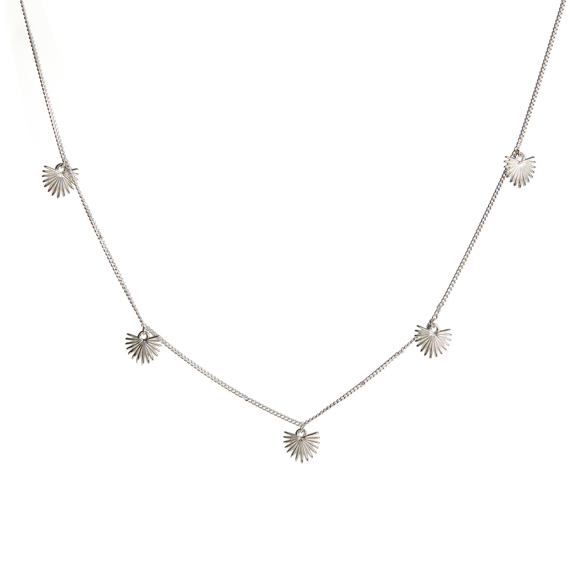 Ishtar Charm Necklace Silver