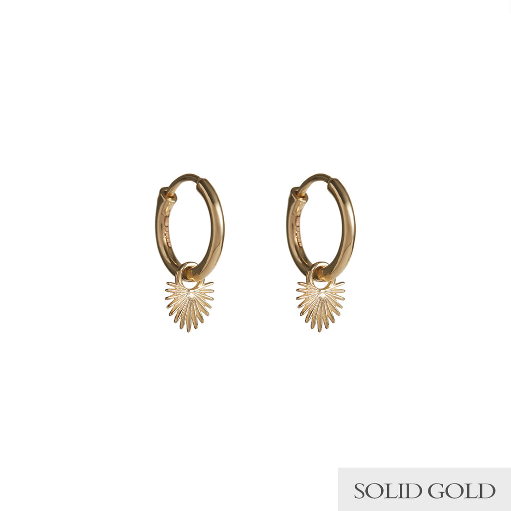 Ishtar Mini Hoops Solid Gold Rachel Entwistle