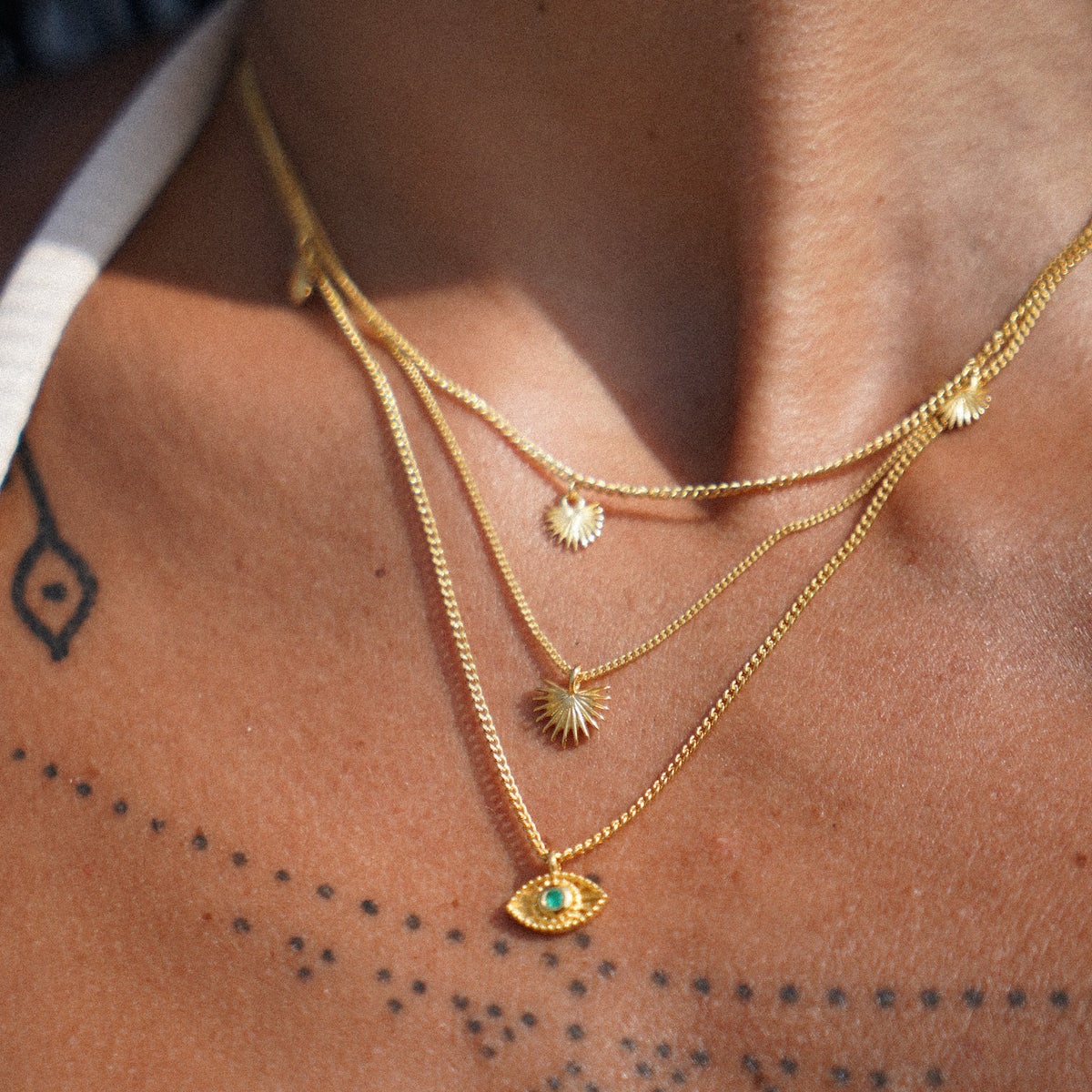 Ishtar Necklace Solid Gold
