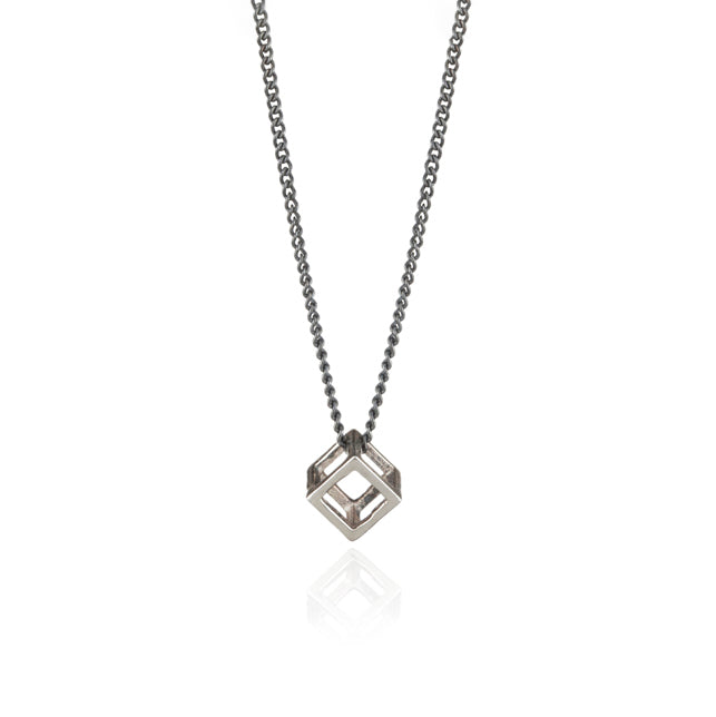 Cube Mini Pendant Silver