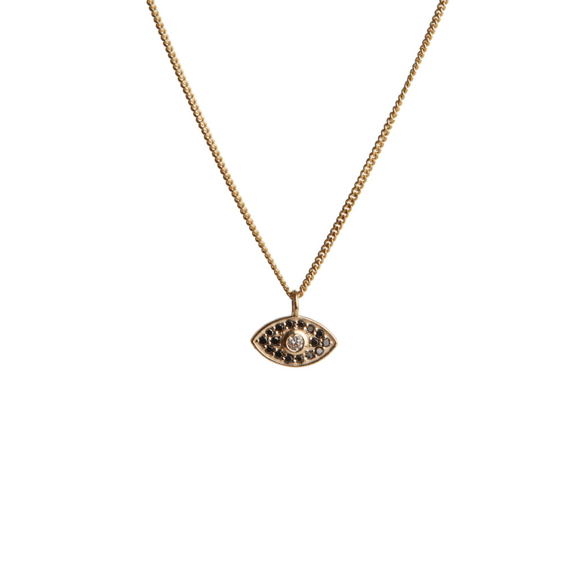 Rays of Light Mini Fine Necklace Solid Gold