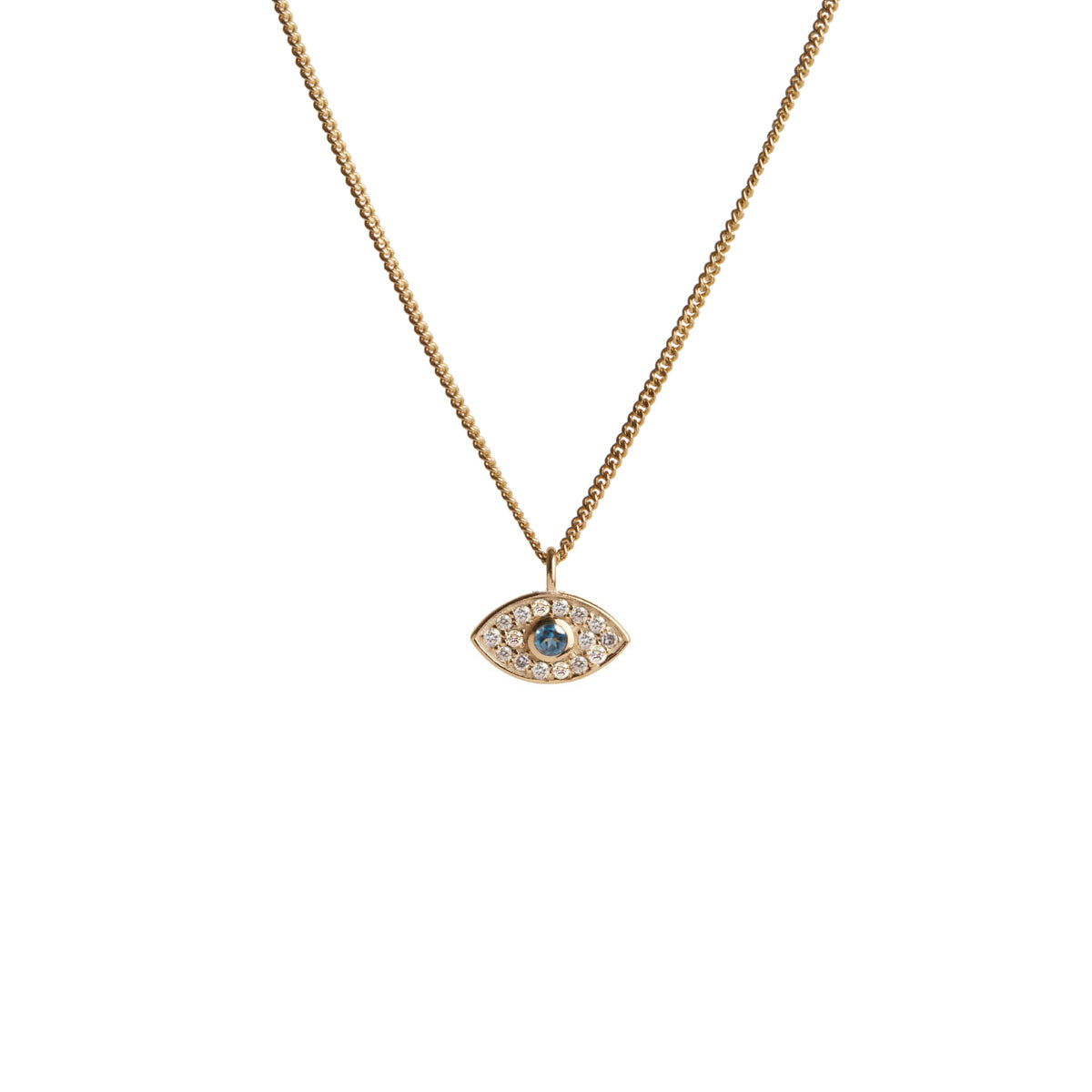 Rays of Light Mini Fine Necklace Solid Gold