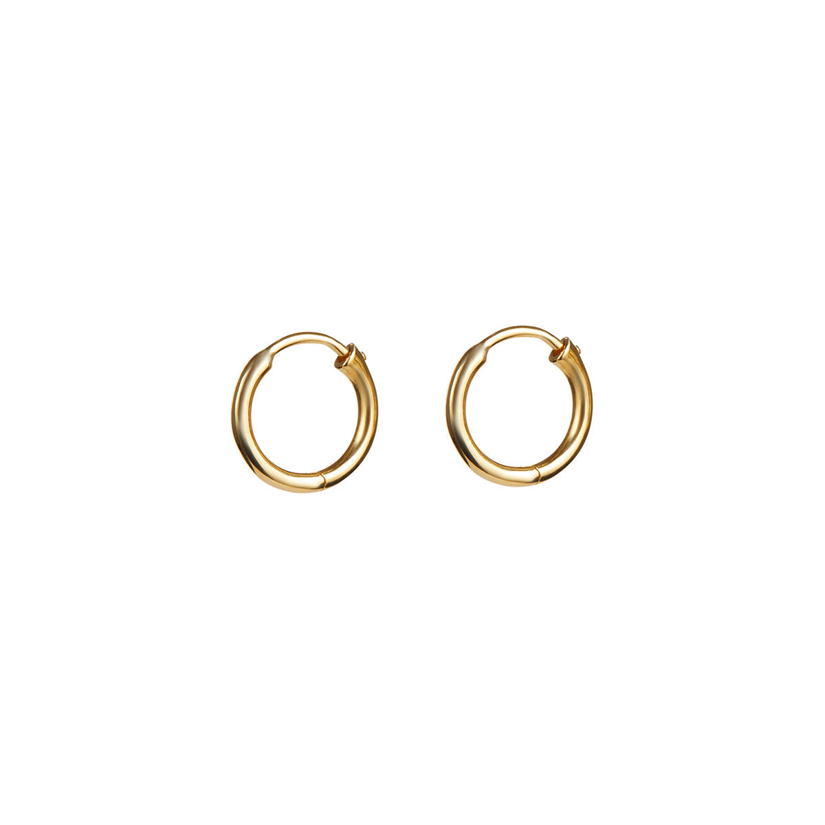 Mini Huggie Hoops Solid Gold