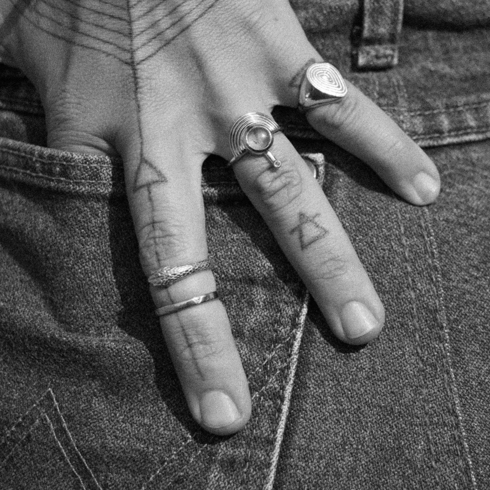 REnew - Ouroboros Snake Pinky Ring Silver