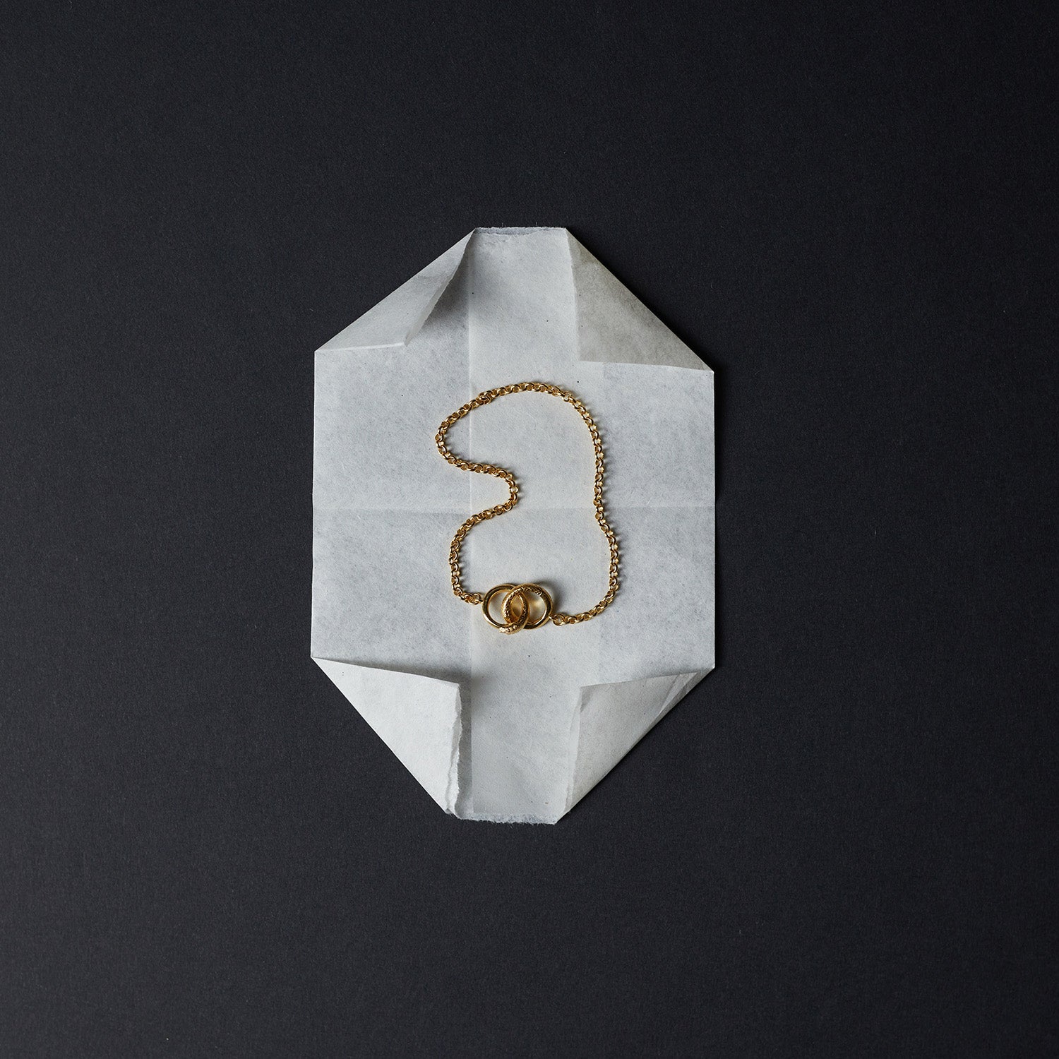 Ouroboros Fine Chain Bracelet Solid Gold