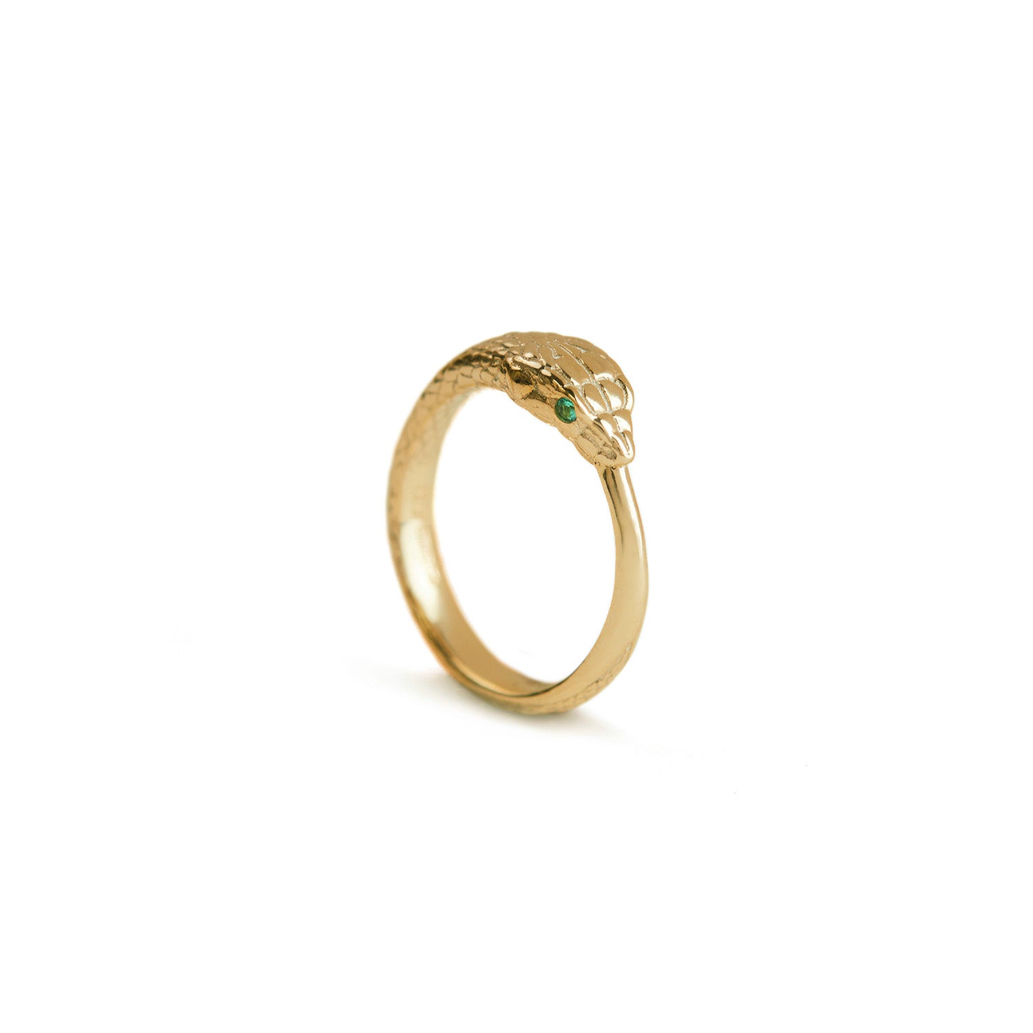 Ouroboros Snake Pinky Ring Solid Gold - Rachel Entwistle