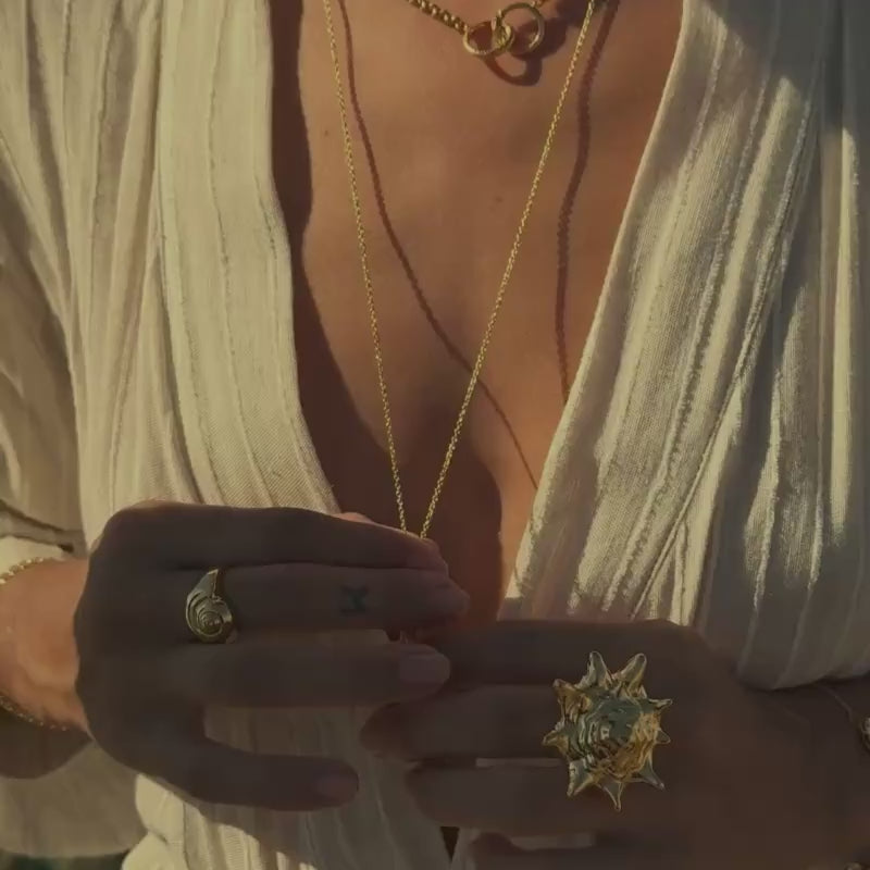 Terra Bolero Necklace Solid Gold