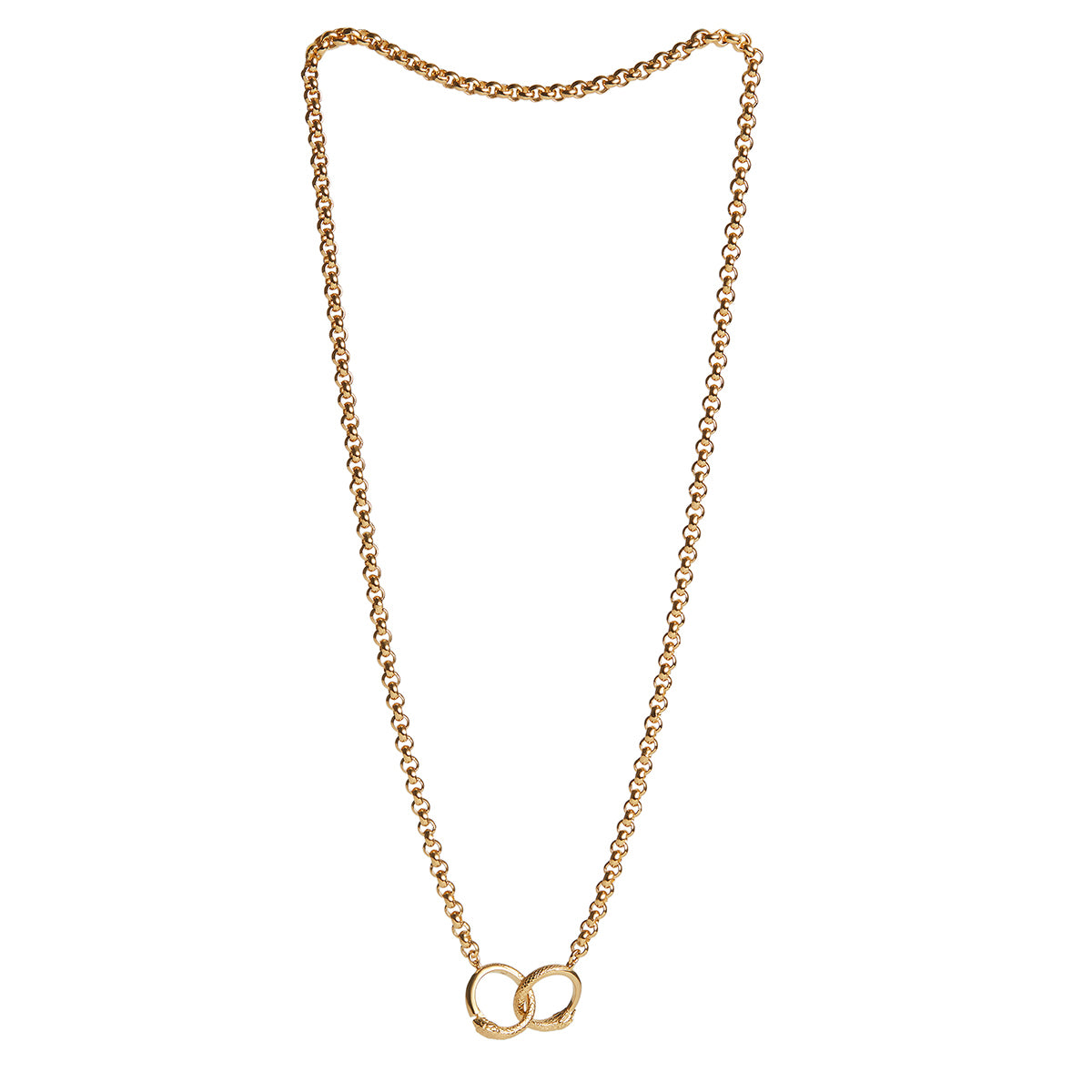 Ouroboros Chain Necklace Gold