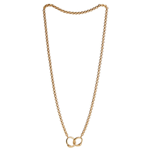 Ouroboros Chain Necklace Gold Rachel Entwistle