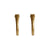 Ouroboros Snake Hoops Gold