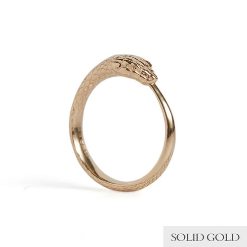 Ouroboros Snake Ring Solid Gold Rachel Entwistle