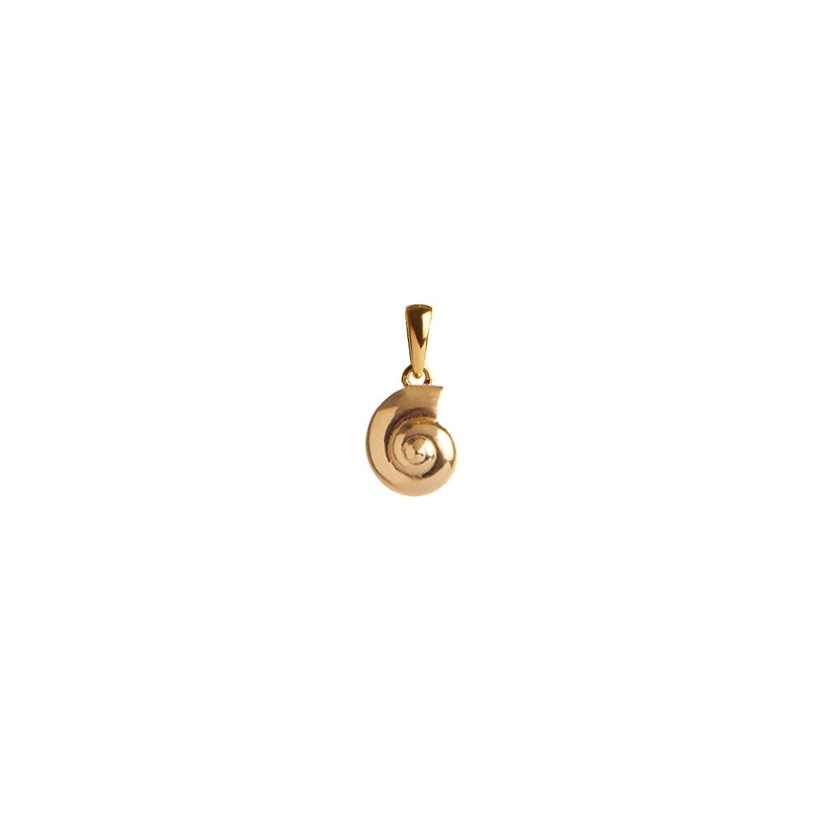 Inanna Spiral Mini Necklace Solid Gold