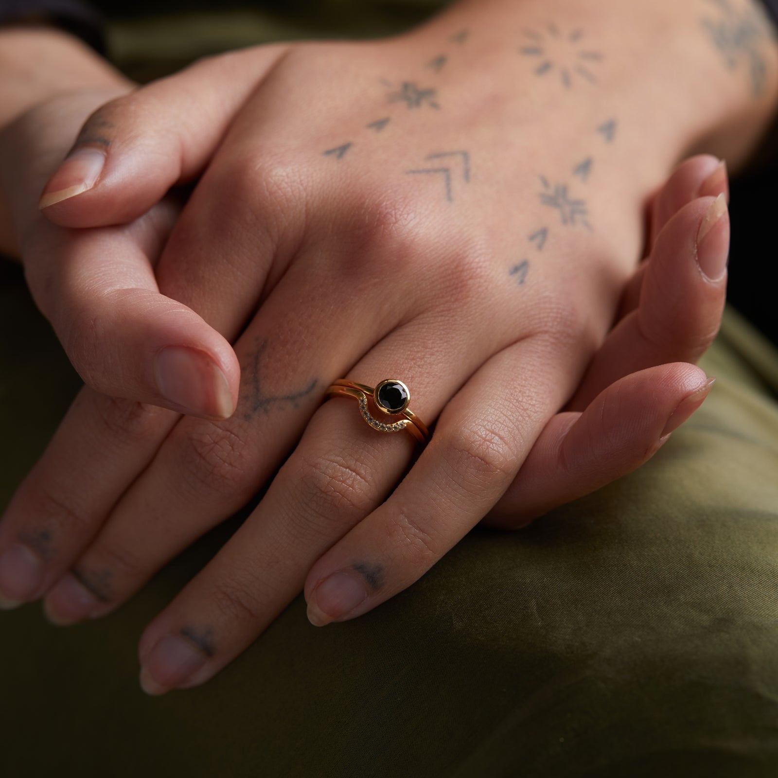 Solitaire Ring Solid Gold