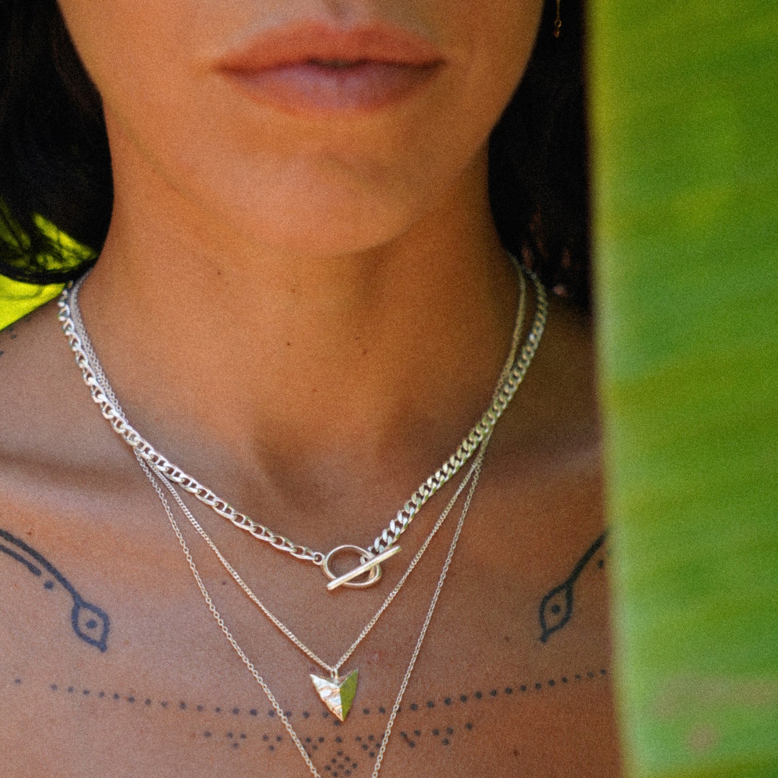 Terra Necklace Silver